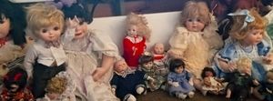 Vintage porcelain dolls